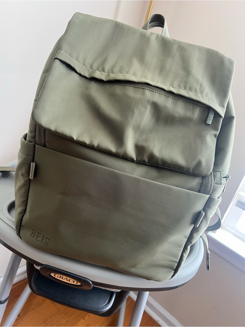 Beis Ultimate Diaper Backpack in Olive